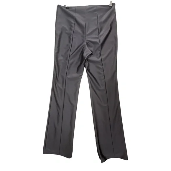 Good American Scuba Trousers Slight Flare Zip Side Zip Center Seam Gray Sz 6 3XL - Picture 2 of 12